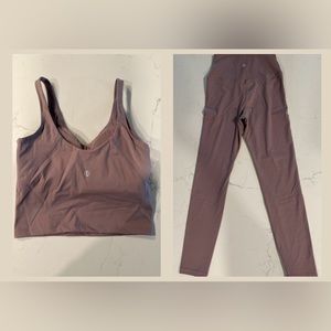 Lululemon Align 25” leggings and Align Tank Combo